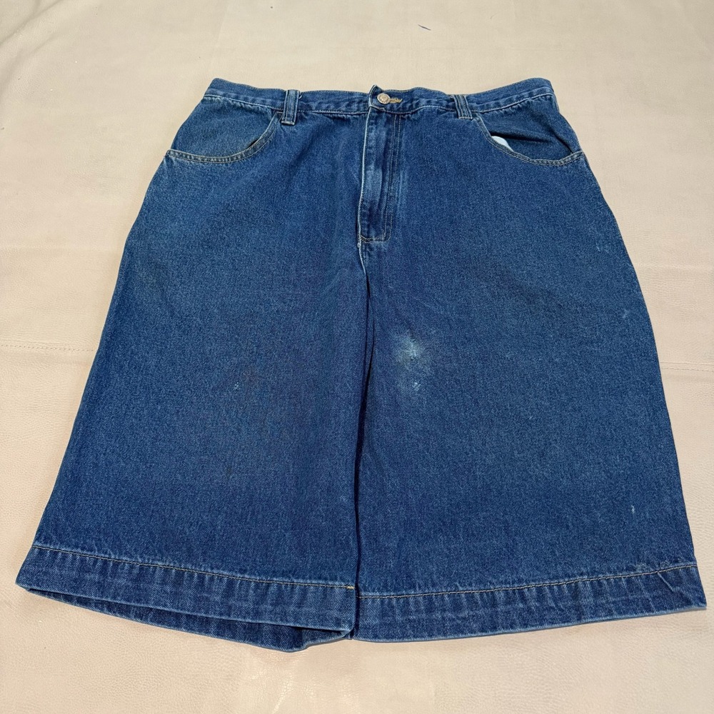VTG Y2K Colorado Men Blue Denim Jean Short Jort 36 Baggy Loose Fit Skate-XXXX
